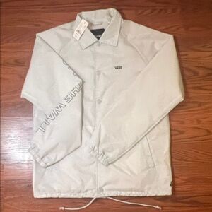 Vans Men's Light Blue Windbreaker Jacket